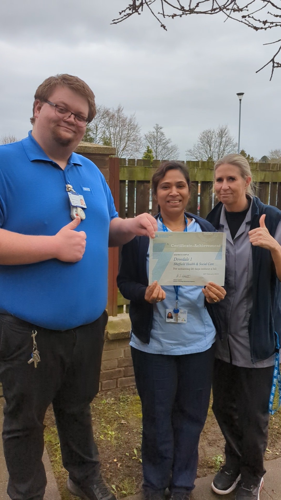 Silver Success On Dovedale 1 Ward | Sheffield Health And Social Care