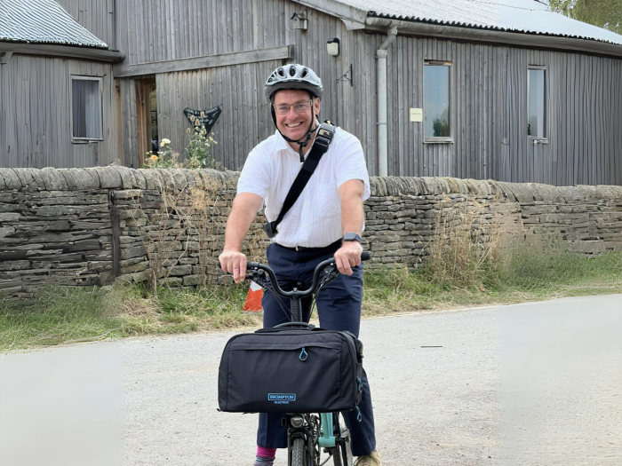 Richard Bulmer cycling